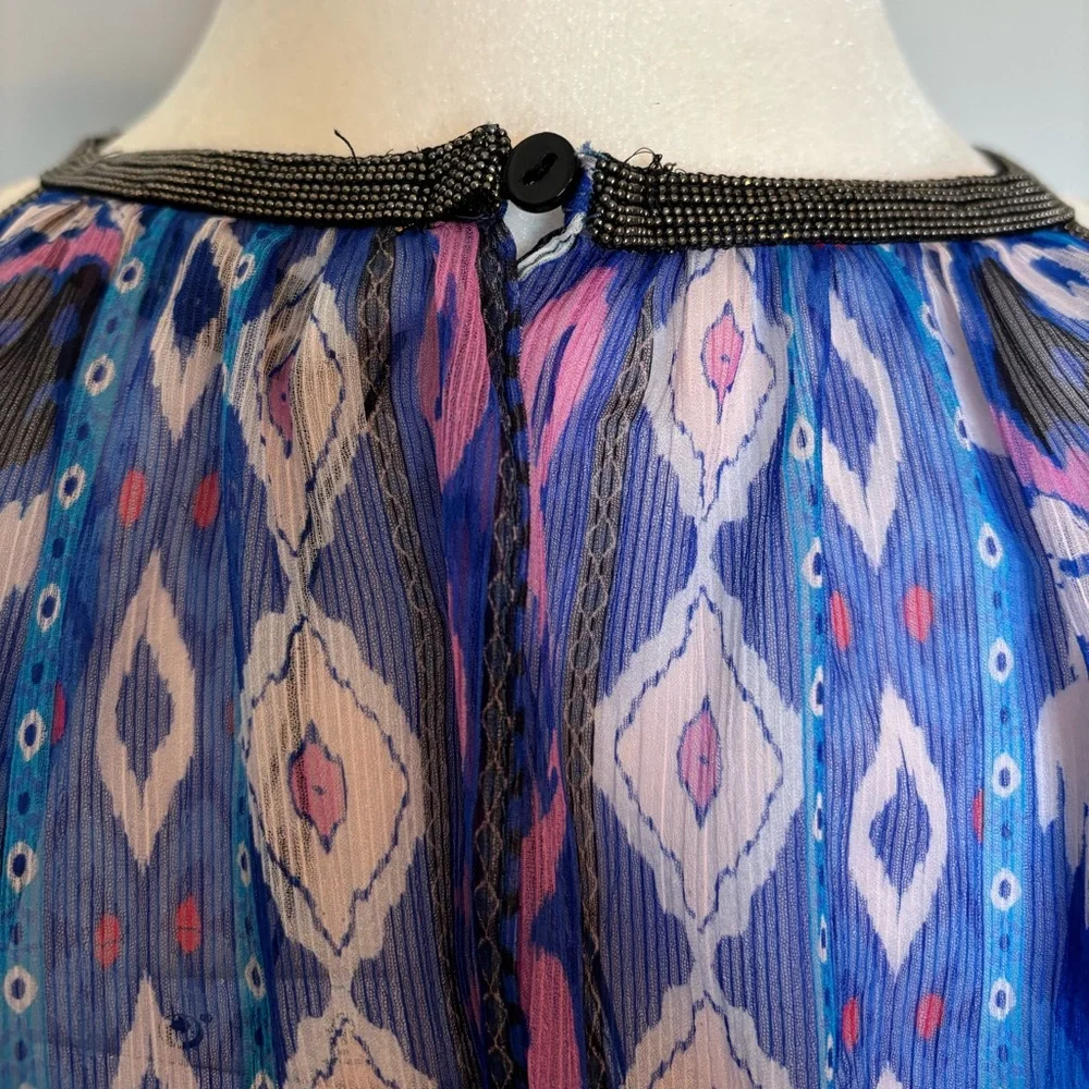 🆕 ZARA Printed Halter-neck Top - Picture 6 of 8